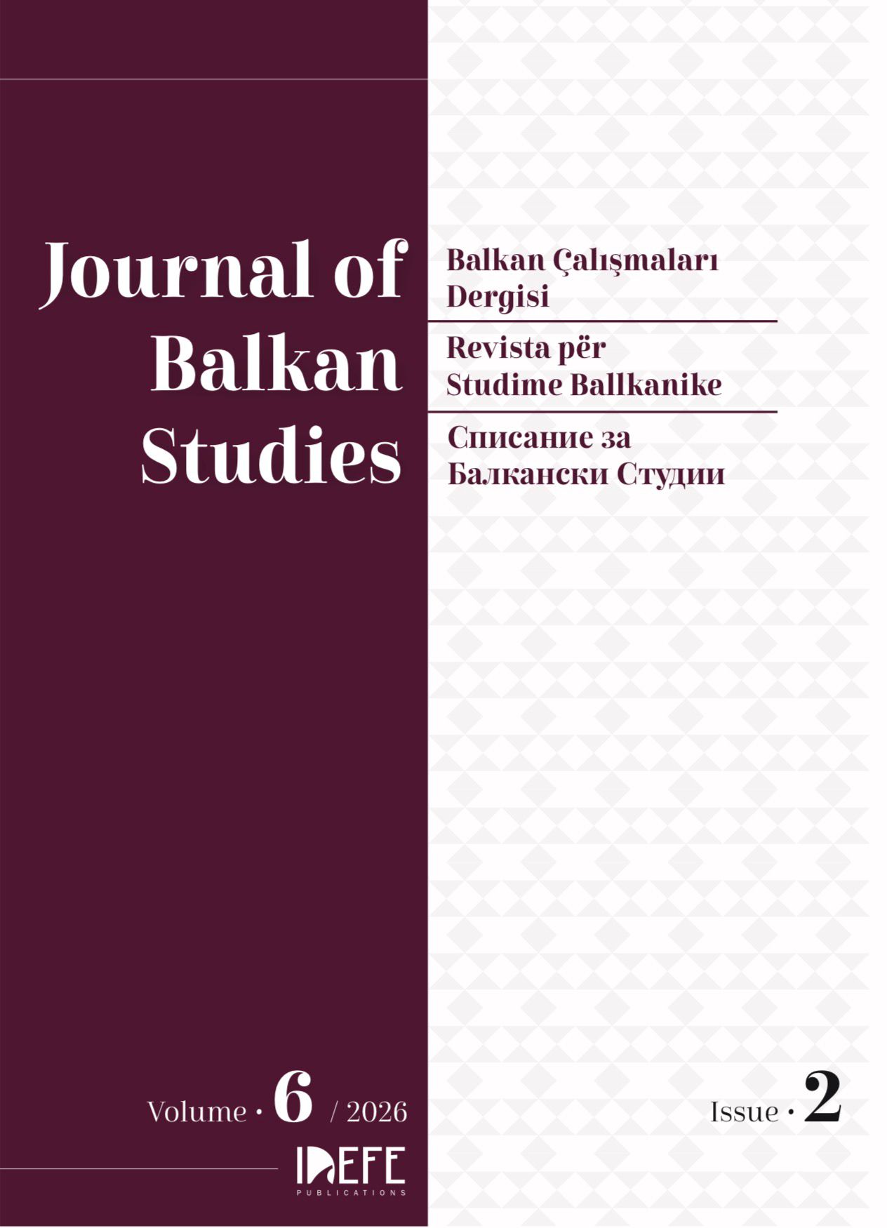 						View Vol. 6 No. 2 (2026): Volume 6 Issue 2 (July 2026)
					